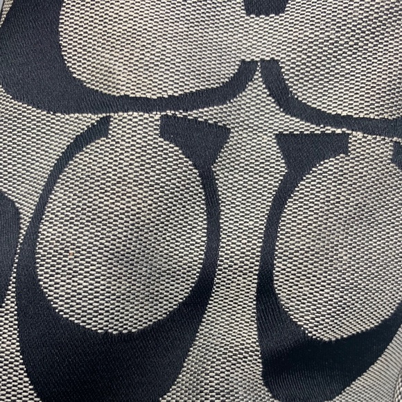 Coach Signature Print Canvas Shoulder Bag - Picture 10 of 16